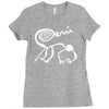 marca peru nazca lines monkey Ladies Fitted T-Shirt
