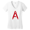 alphabet Women's V-Neck T-Shirt