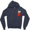 saitama pocket Zipper Hoodie