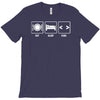 v1 eat sleep code T-Shirt