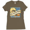 halloween moon Ladies Fitted T-Shirt