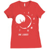 one louder classic rock bad news guitarists Ladies Fitted T-Shirt