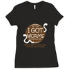 i got worms t shirt Ladies Fitted T-Shirt