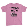 i walk with wasd Youth Tee