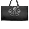 turbo skull and crossbones Weekender Totes
