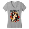 anarchy angel Women's V-Neck T-Shirt
