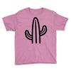 minimalistic cactus Youth Tee