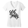 girl gang 2 Women's V-Neck T-Shirt