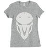 minimalist reaper mask Ladies Fitted T-Shirt