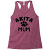akita mum Racerback Tank