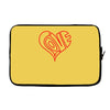 love heart outline valentine's day Laptop sleeve