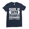 made in 1978 40 years of being awesome Ladies Fitted T-Shirt