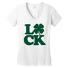 luck Women's V-Neck T-Shirt