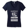 Never Underestimate A Pawpaw With An Engineer Degree V-neck tee
