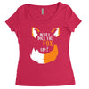 for fox sake Women's Triblend Scoop T-shirt