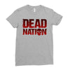 dead nation Ladies Fitted T-Shirt