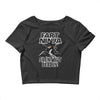 funny rfart ninja Crop Top
