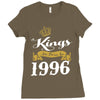 kings are born in 1996 Ladies Fitted T-Shirt