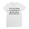 princess consuela banana hammock Ladies Fitted T-Shirt