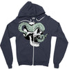 skull and tentacles Zipper Hoodie