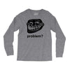 problem trollface troll face slogan internet meme t shirt2 Long Sleeve Shirts