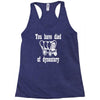 you have died of dysentery Racerback Tank