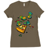 pizza lover Ladies Fitted T-Shirt