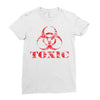 toxic biohazard Ladies Fitted T-Shirt