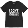 i don't ignorance V-Neck Tee