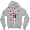 pug christmas Zipper Hoodie