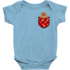 christmas cookie pocket Baby Bodysuit