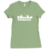 id rather be fishing Ladies Fitted T-Shirt