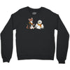 the owl and the weasel Crewneck Sweatshirt