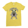 frankenpug Ladies Fitted T-Shirt