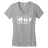 lgbt lesbian solve love pride Women's V-Neck T-Shirt