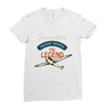 grandpa the pilot the myth the legend Ladies Fitted T-Shirt