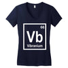 Vibranium Women's V-Neck T-Shirt