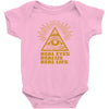 real eyes realize real lies Baby Onesie