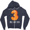 i can't even Zipper Hoodie