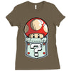 pocket power Ladies Fitted T-Shirt