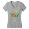 verruckter papa Women's V-Neck T-Shirt