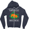 pumpkin kisses Zipper Hoodie