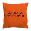 mountains tee Throw Pillow