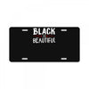 black is beautiful License Plate