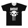 bassist skull All Over Men's T-shirt