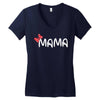 Disney Mama Women's V-Neck T-Shirt