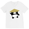 panda2 V-Neck Tee
