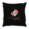 creme fraiche Throw Pillow