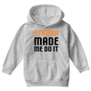 strava made me do it Youth Hoodie