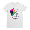 fly a kite Ladies Fitted T-Shirt